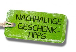 Nachhaltige Geschenktipps Label